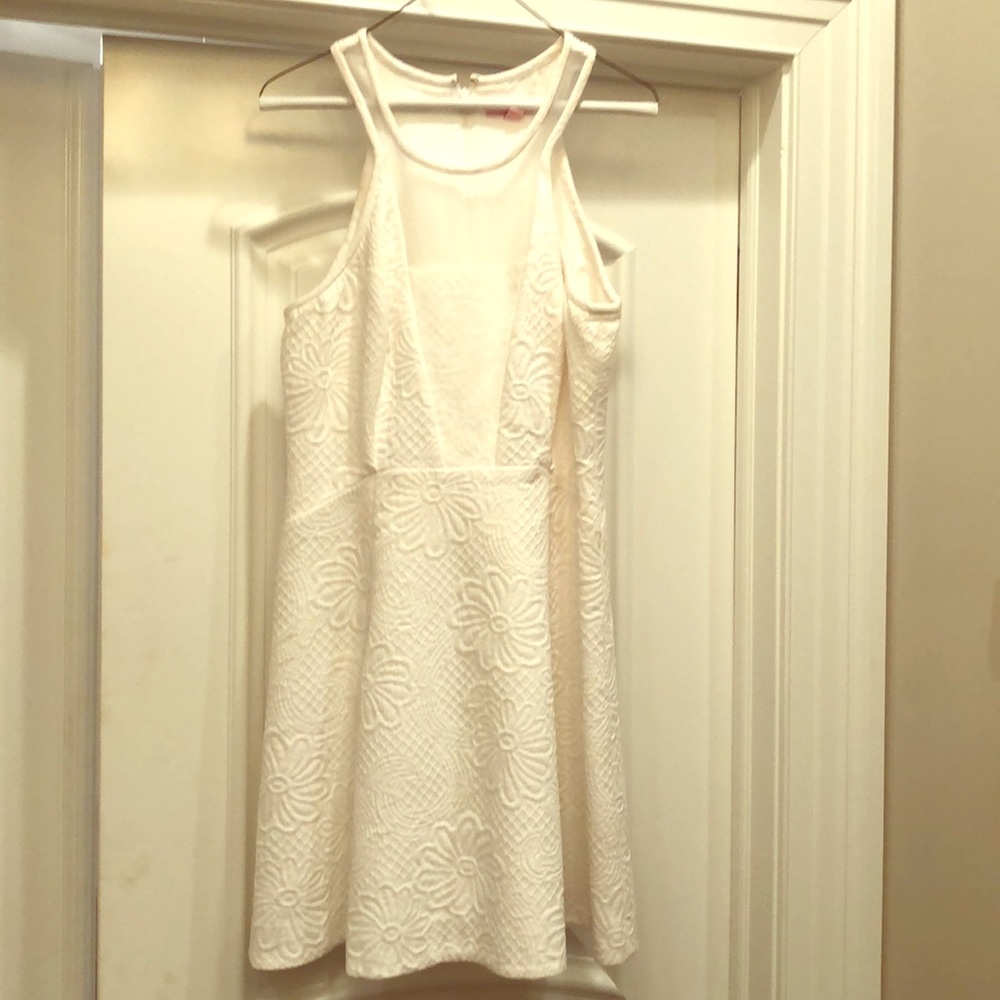 New Lilly Pulitzer white halter style dress.